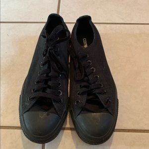 All Black Converse